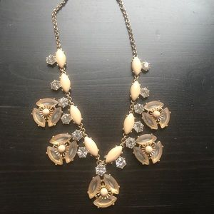 J Crew flower necklace